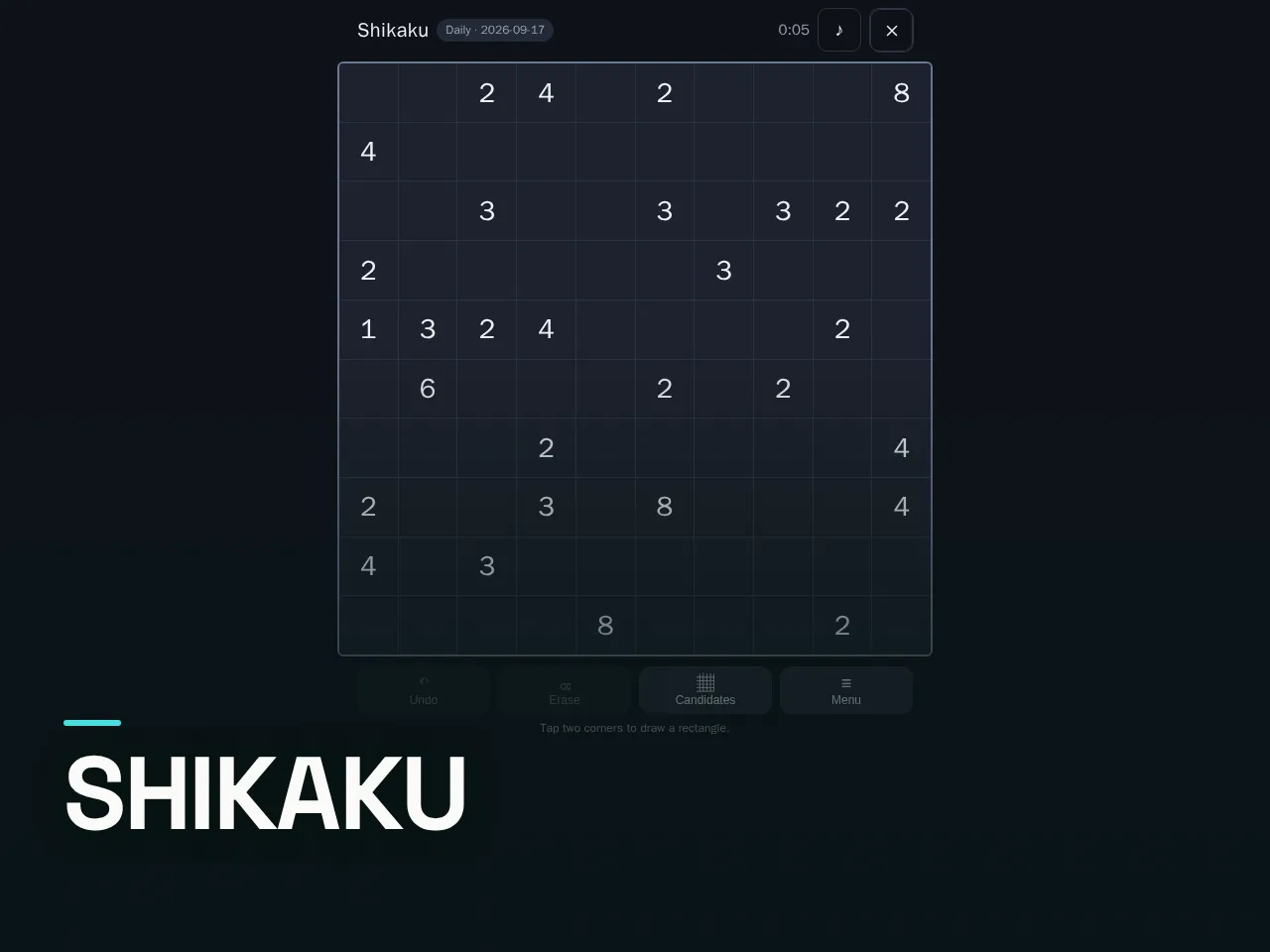 Screenshot of Shikaku